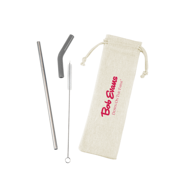 Reusable Stainless Steel Straw Set 2