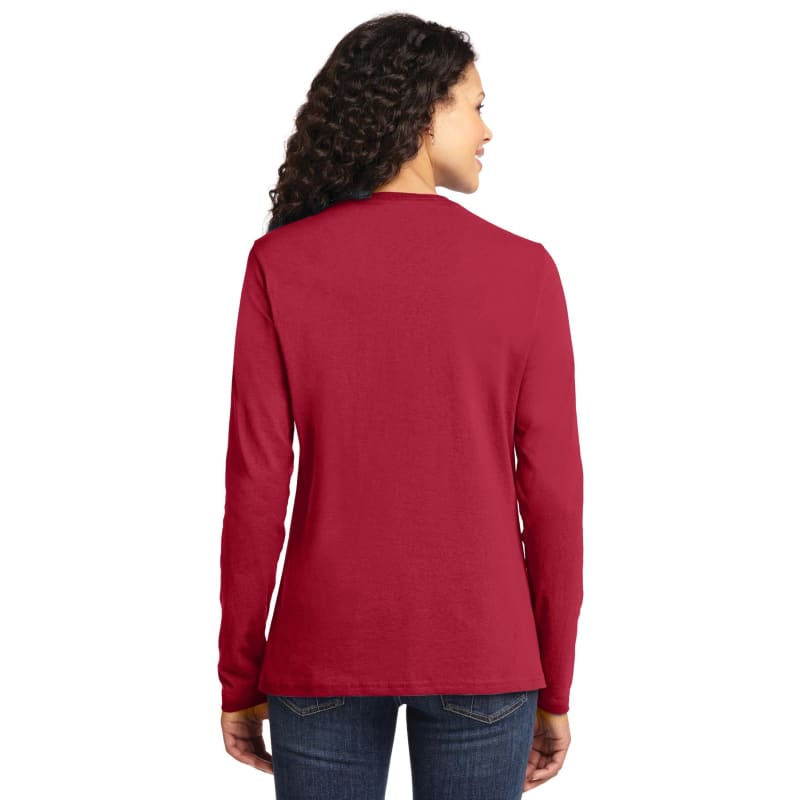 Port & Company Women's Long Sleeve Core Cotton Tee. 18