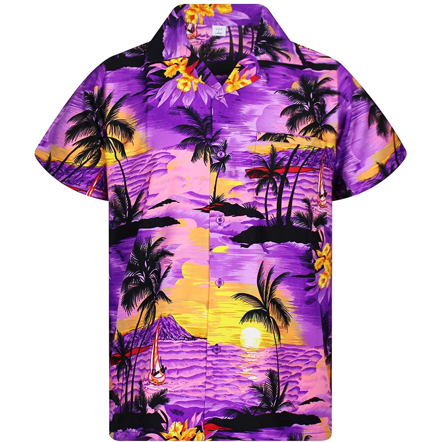 Rock'it 3-Day Unisex 135 GSM 4-Way Stretch UV Resistant Sublimation Hawaiian Shirts 10