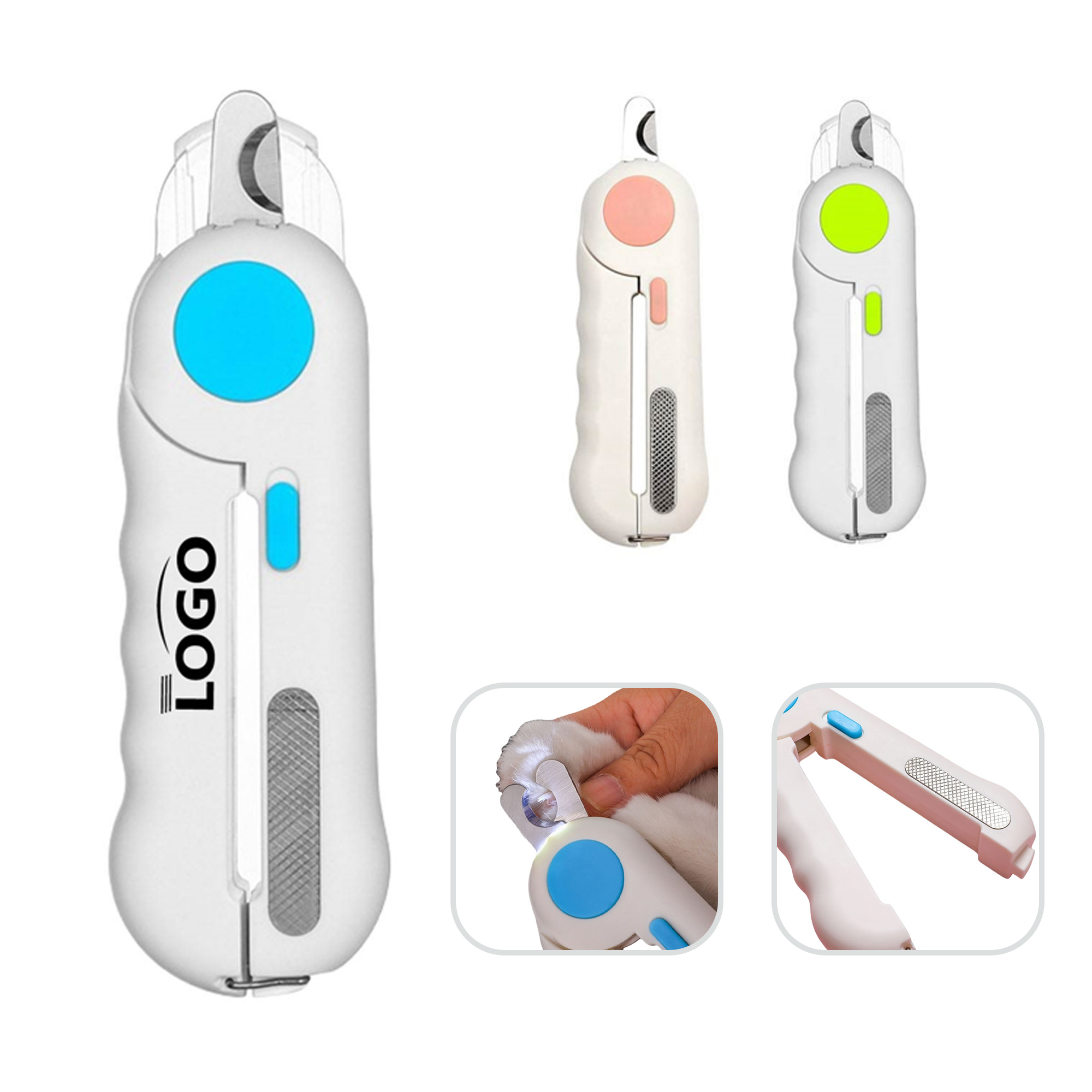 2-in-1 Dog Nail Grinder with LED Light 2