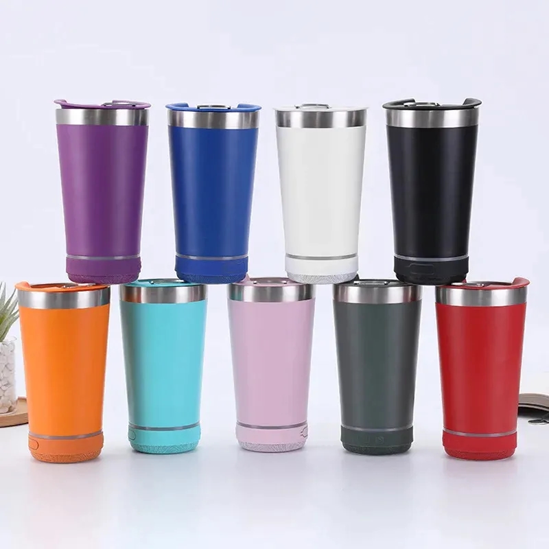 Wireless Speaker Tumbler with Opener Lid 4