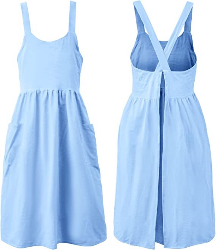 Cross Back Work Apron 2