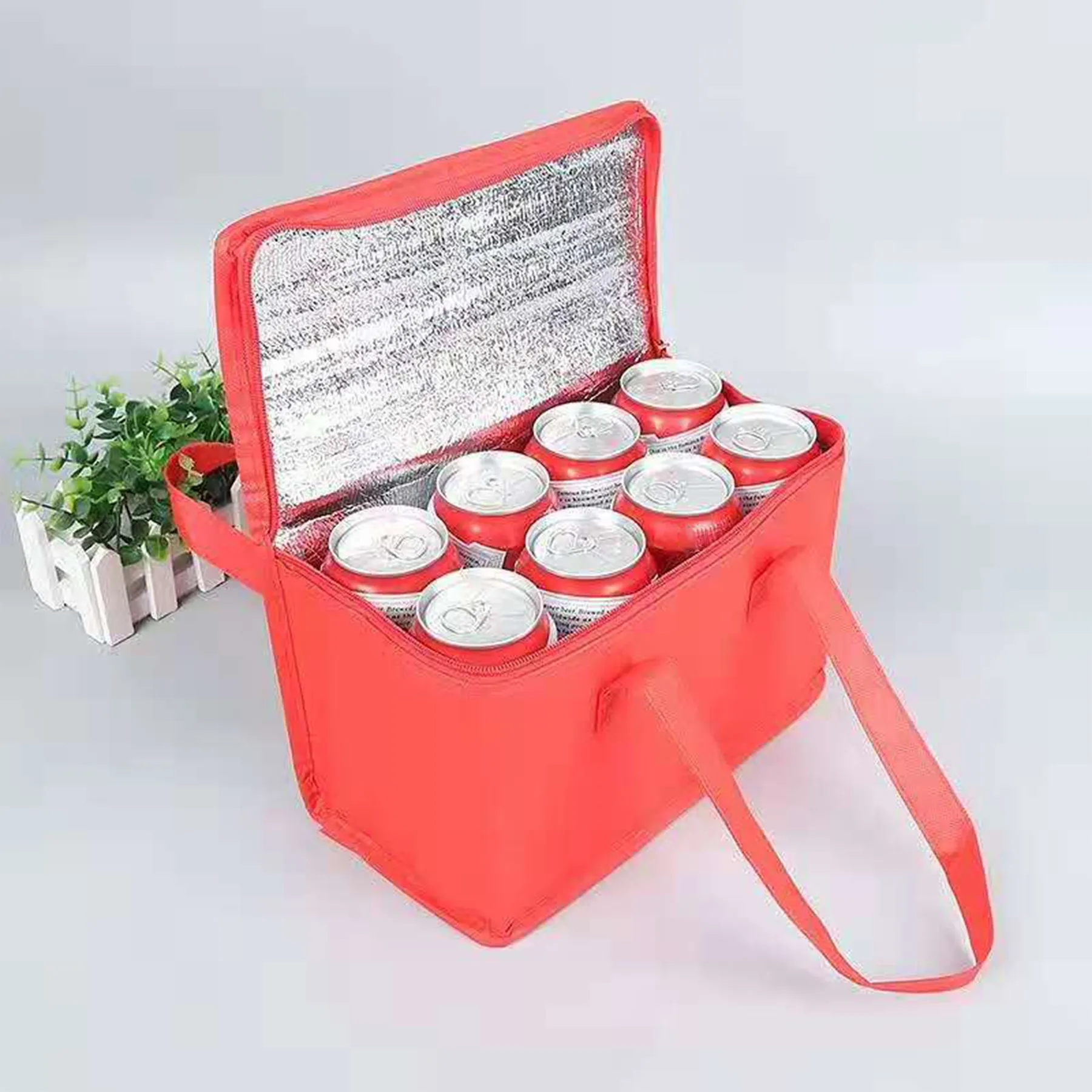 Non-woven Leakproof Waterproof Thermal Cooler Bags 4