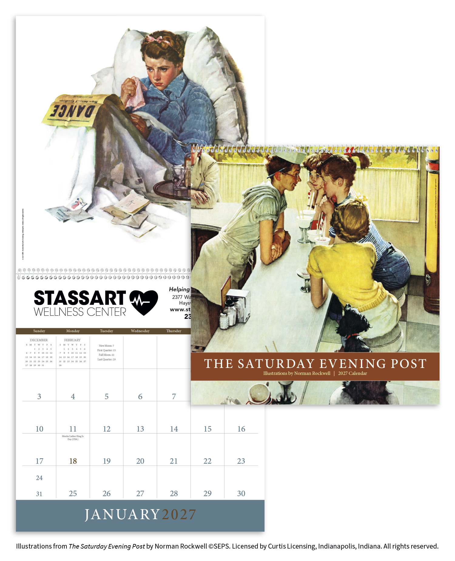 Triumph® Calendars The Saturday Evening Post Illustrations by Norman Rockwell Calendar 51