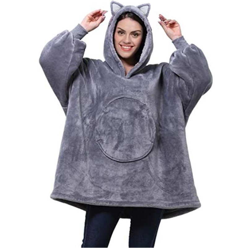 Wearable Sherpa Hoodie For Adults/Teens 4