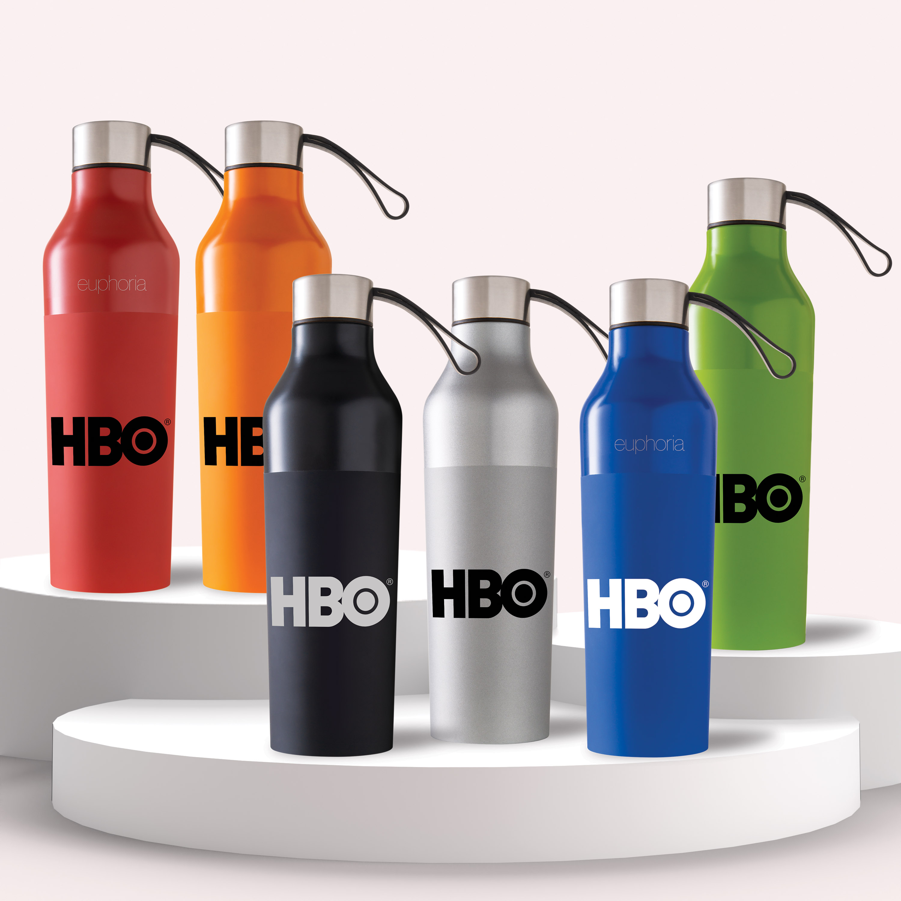 Eye Candy Double-dip 600 Ml / 20 Oz Stainless Steel Bottle, custom water bottle with logo imprint 30
