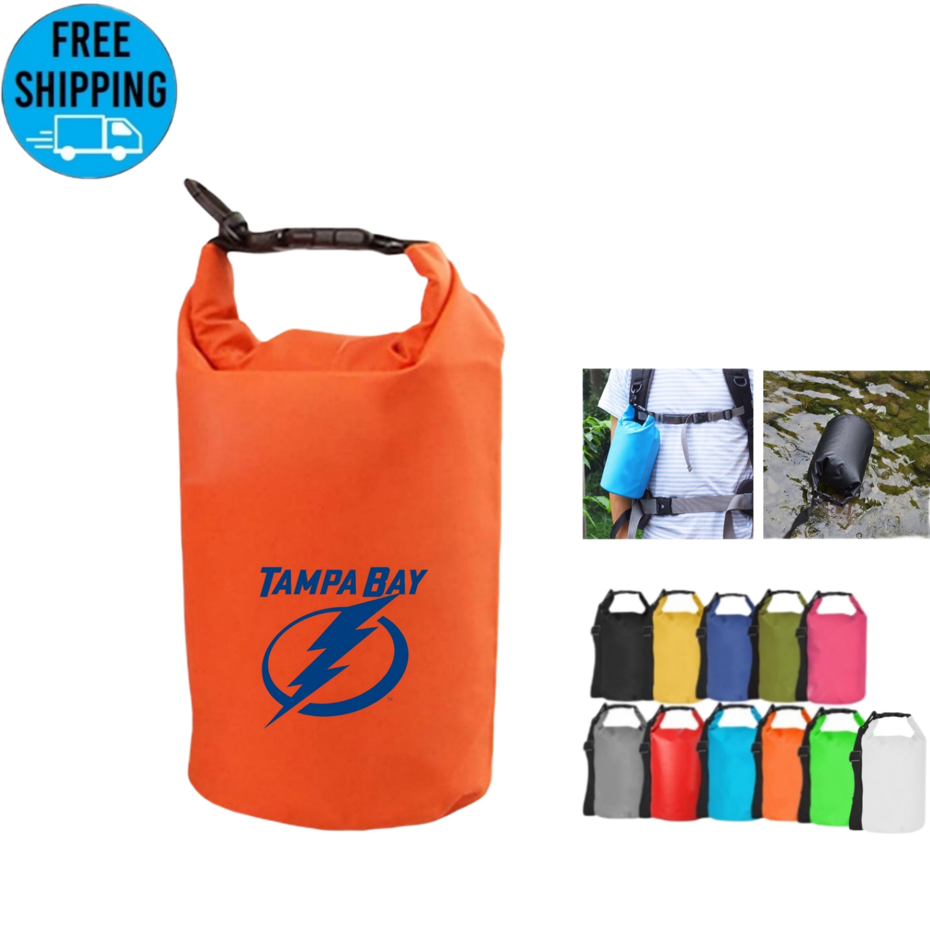 2L Waterproof Dry Bag Roll Top Sack Bag 8