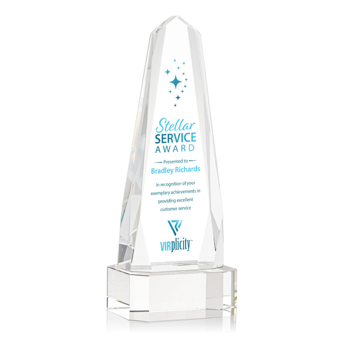 Geneva VividPrint™ Award on Base - Clear 2