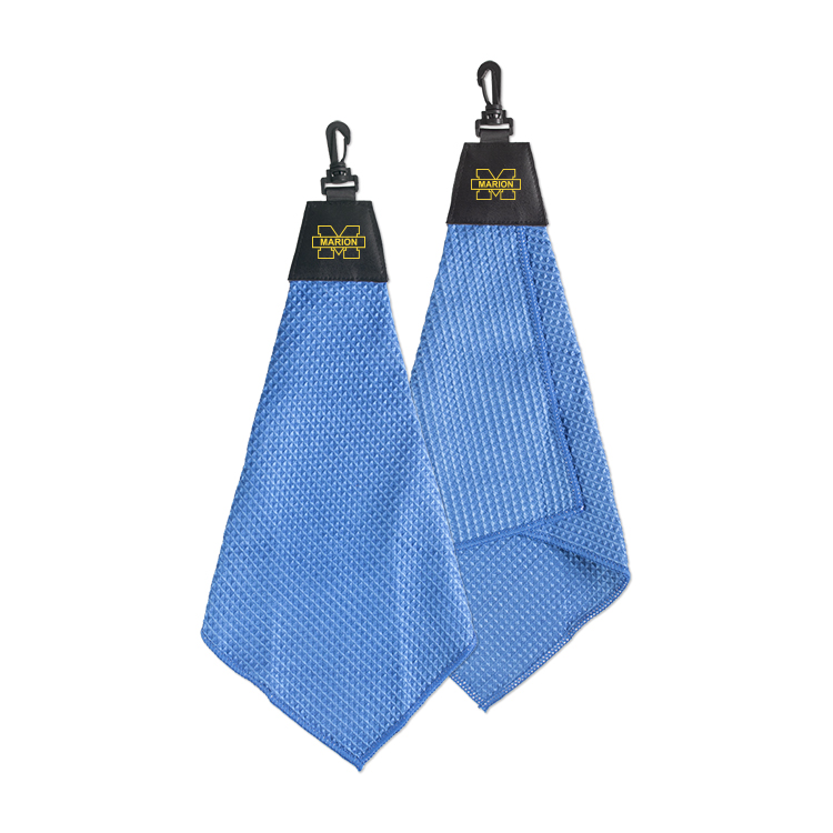 Tri-Fold Waffle Towel with Clip 4