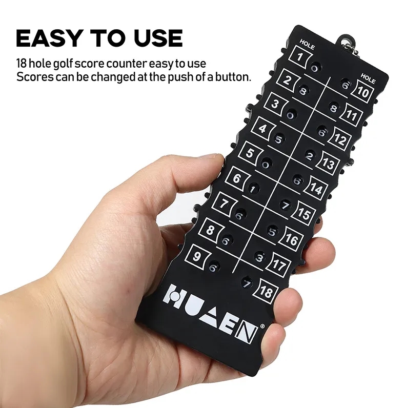 Portable Plastic Golf Stroke Putt Score Counter Tool 3