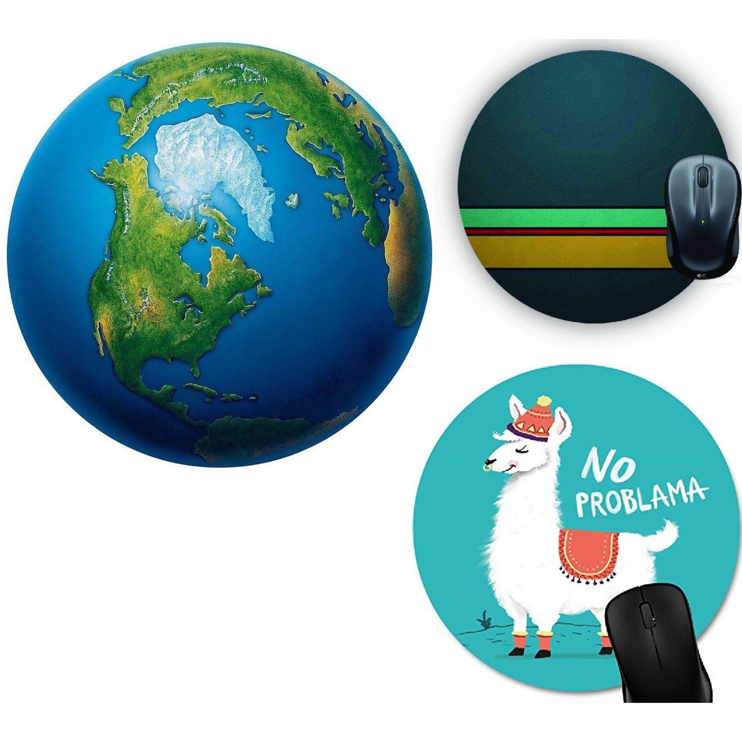 Full Color Sublimation Round Mouse Pads 2