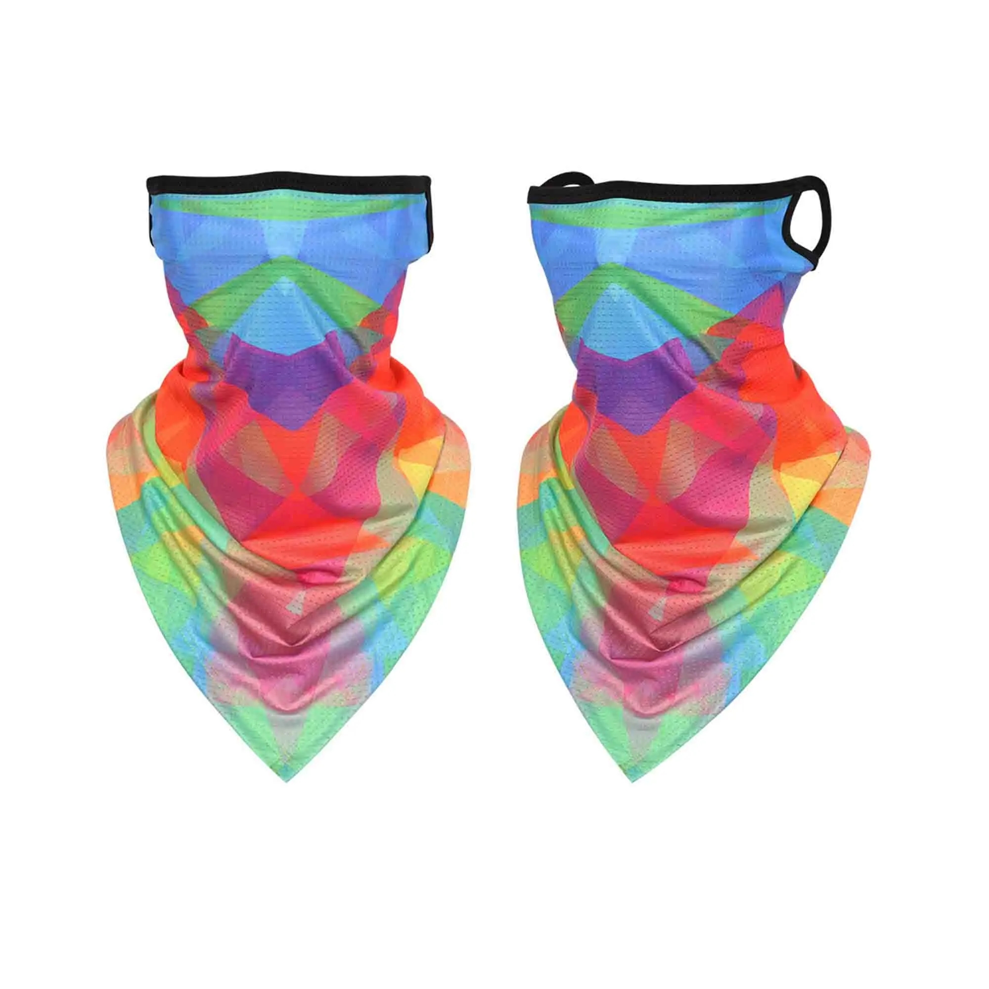 Rainbow Neck Gaiter Bandana Face Mask 3