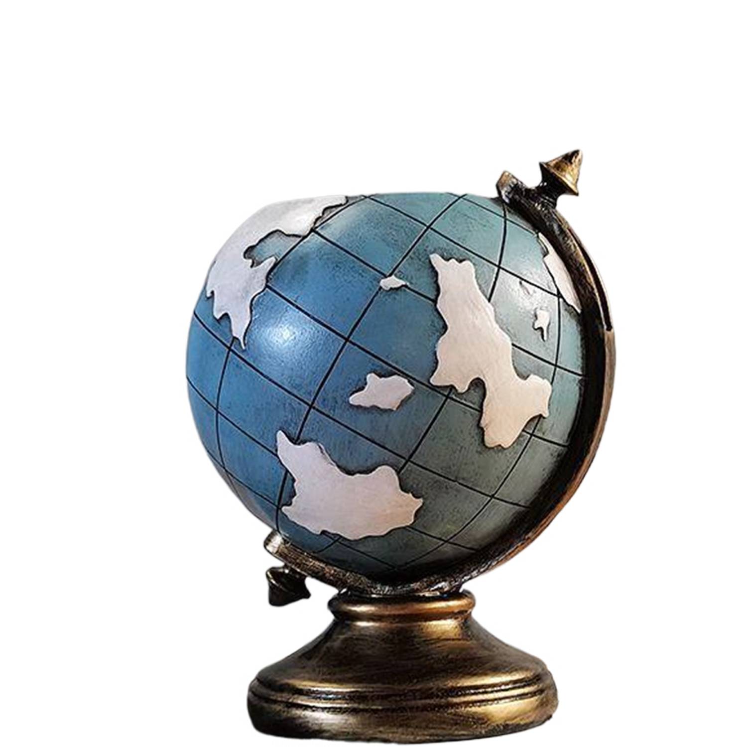 Resin Desk Globe Pen Holder 2