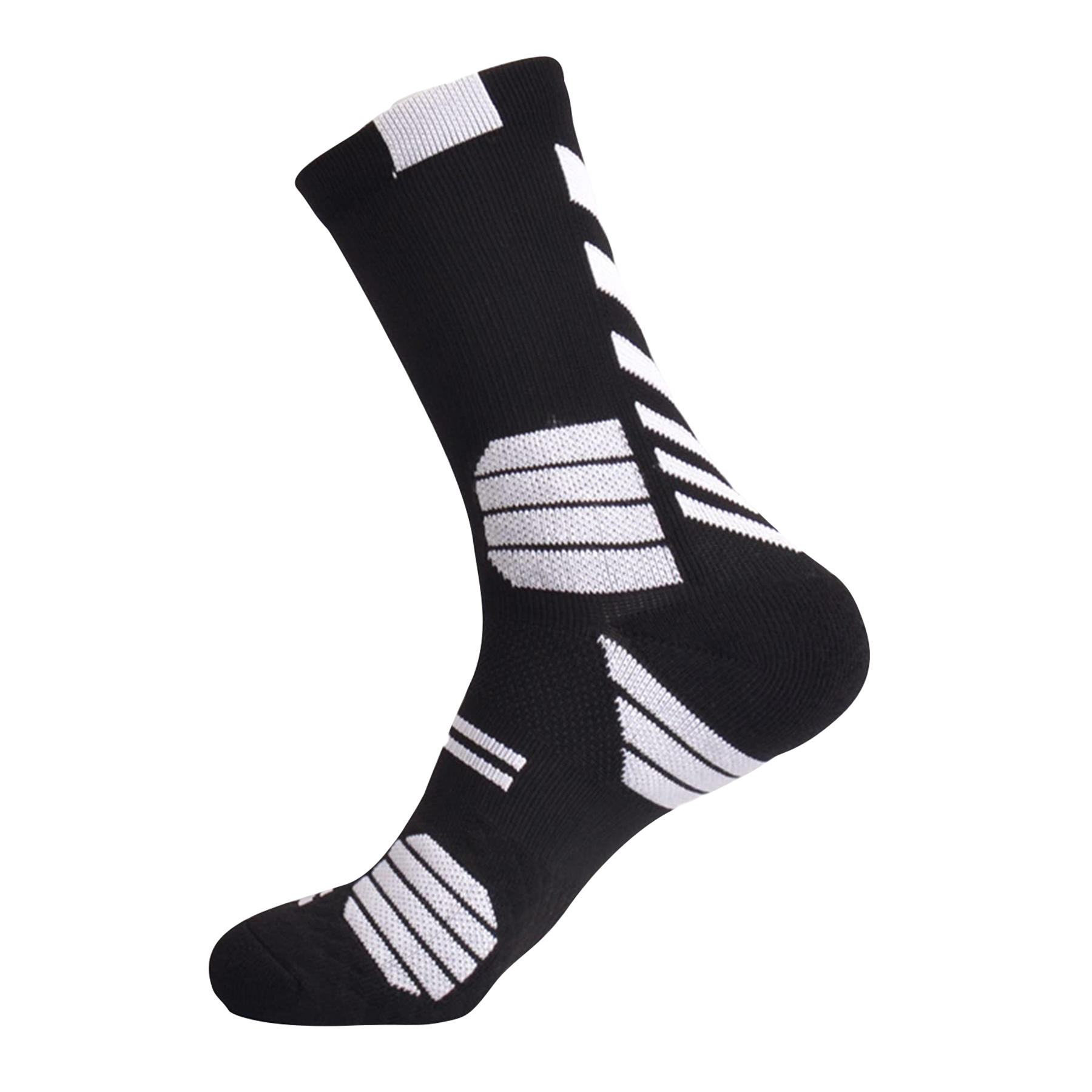 Full-Color Jacquard Mid-Calf Sports Socks 1