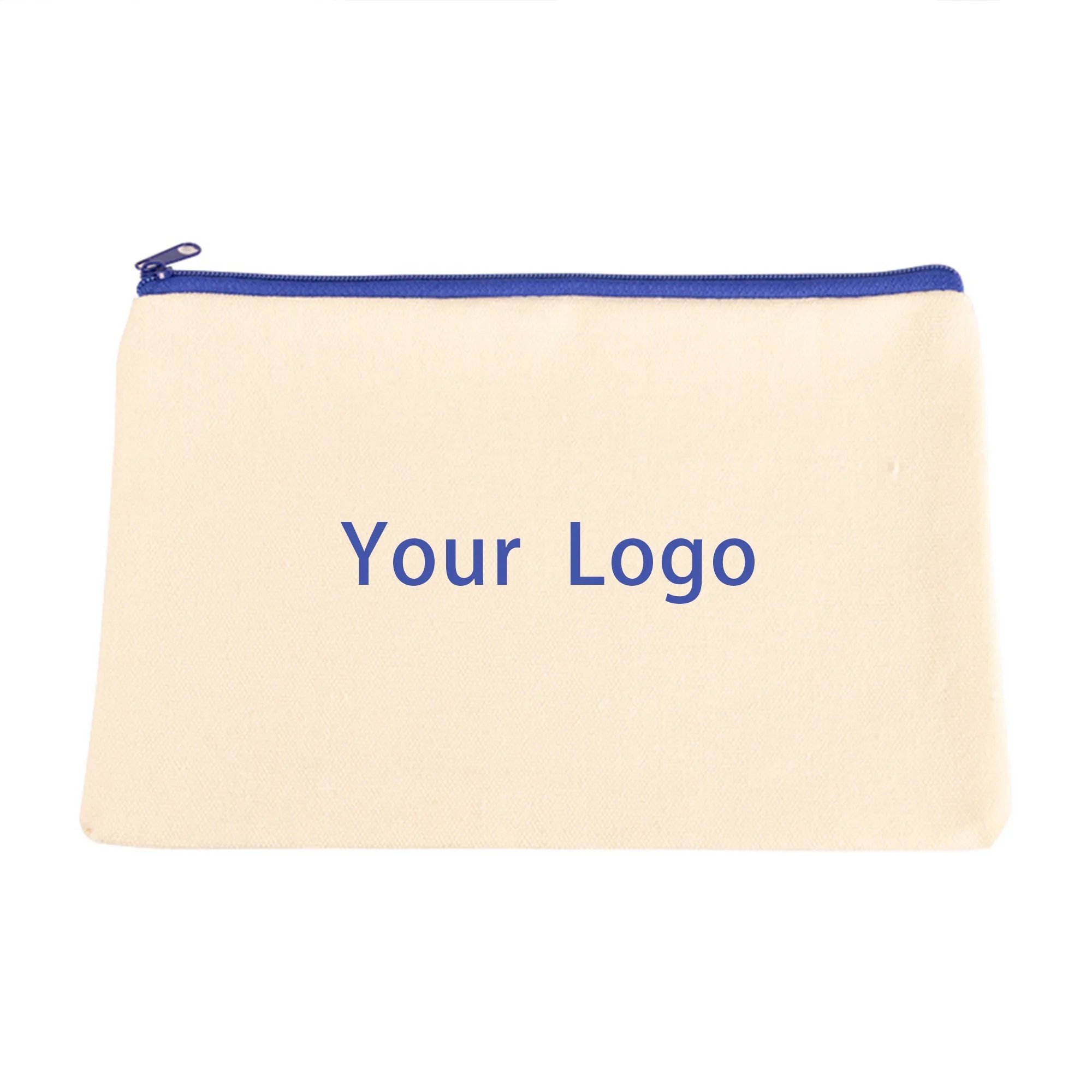 Canvas Cosmetic Bag With Zipper 2