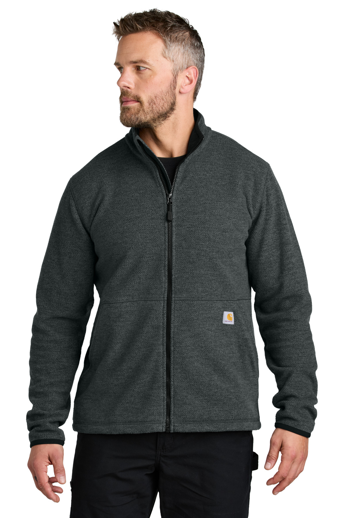 Carhartt® Textured Full-Zip Fleece Jacket 18