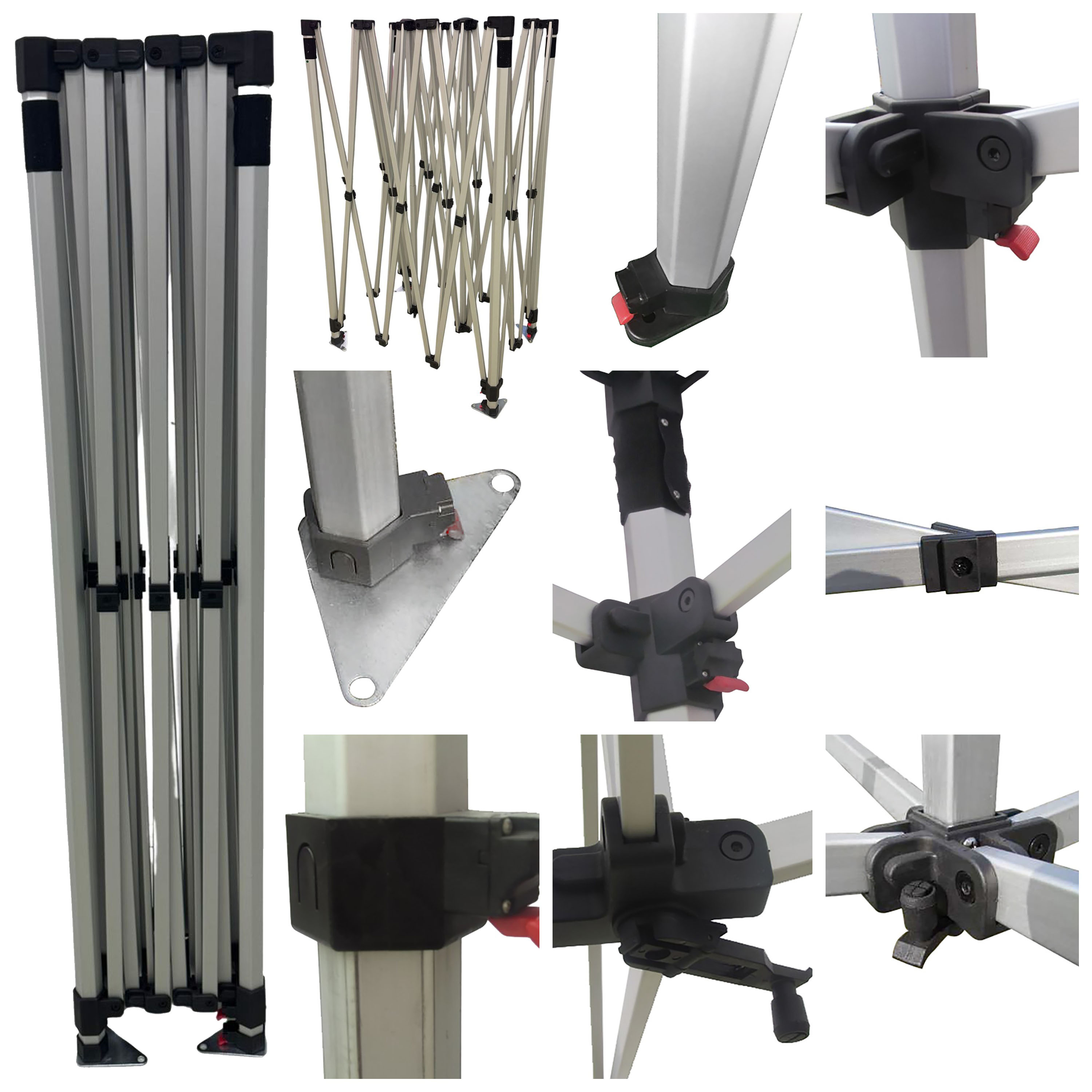 72Hr Fast Ship - Tent Backwall Package 2, 15' Sublimated Tent Kit and 15' Full DOUBLE sided backwall 6