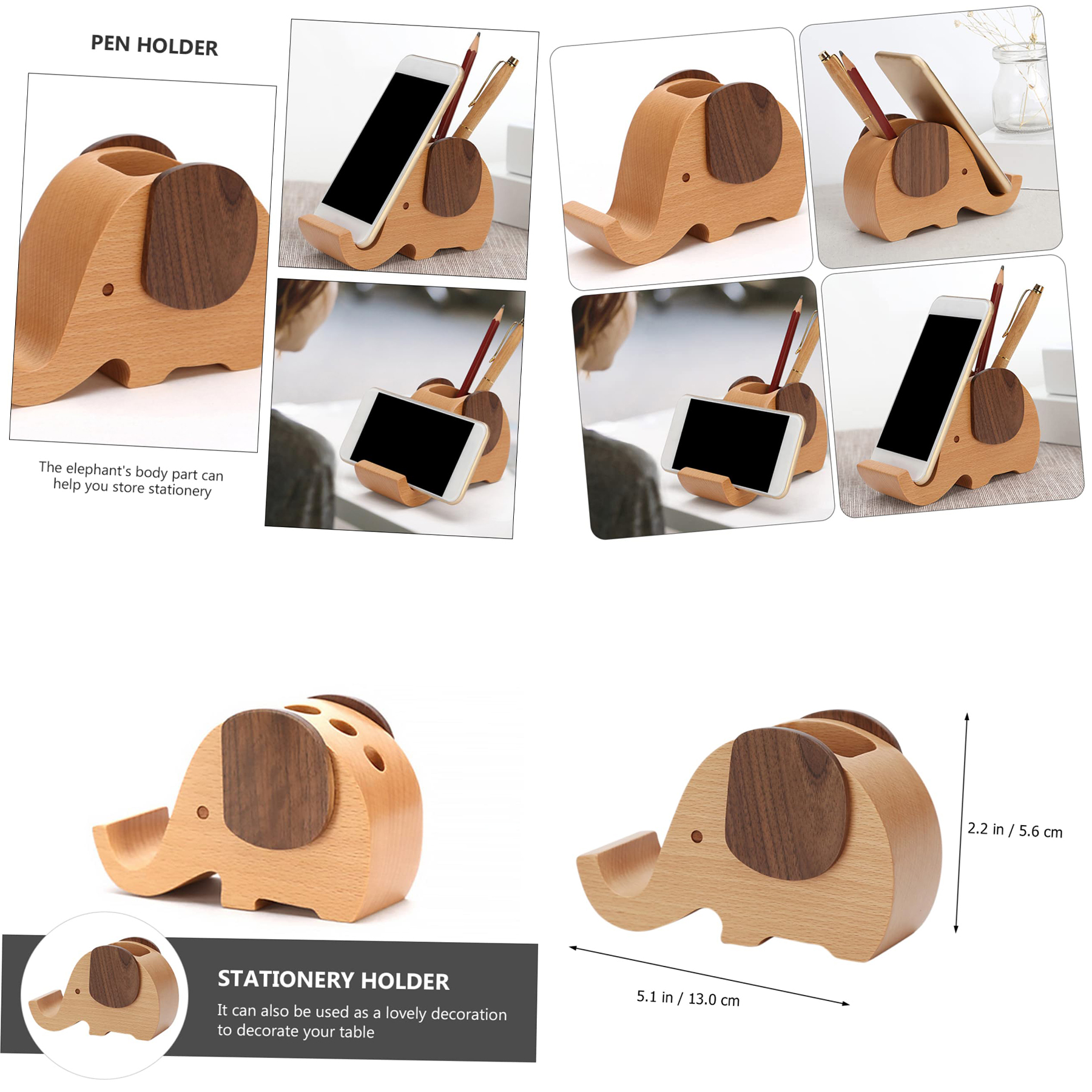 Elephant Pen Holder 2