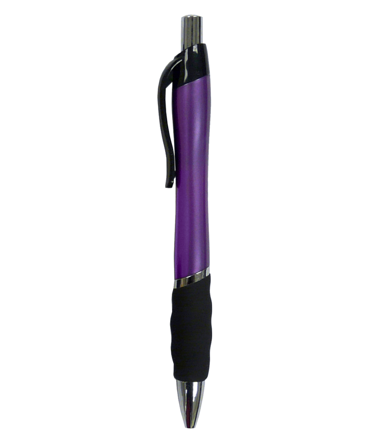 "The Venture" Click Pen w/ Black Rubber Grip 7