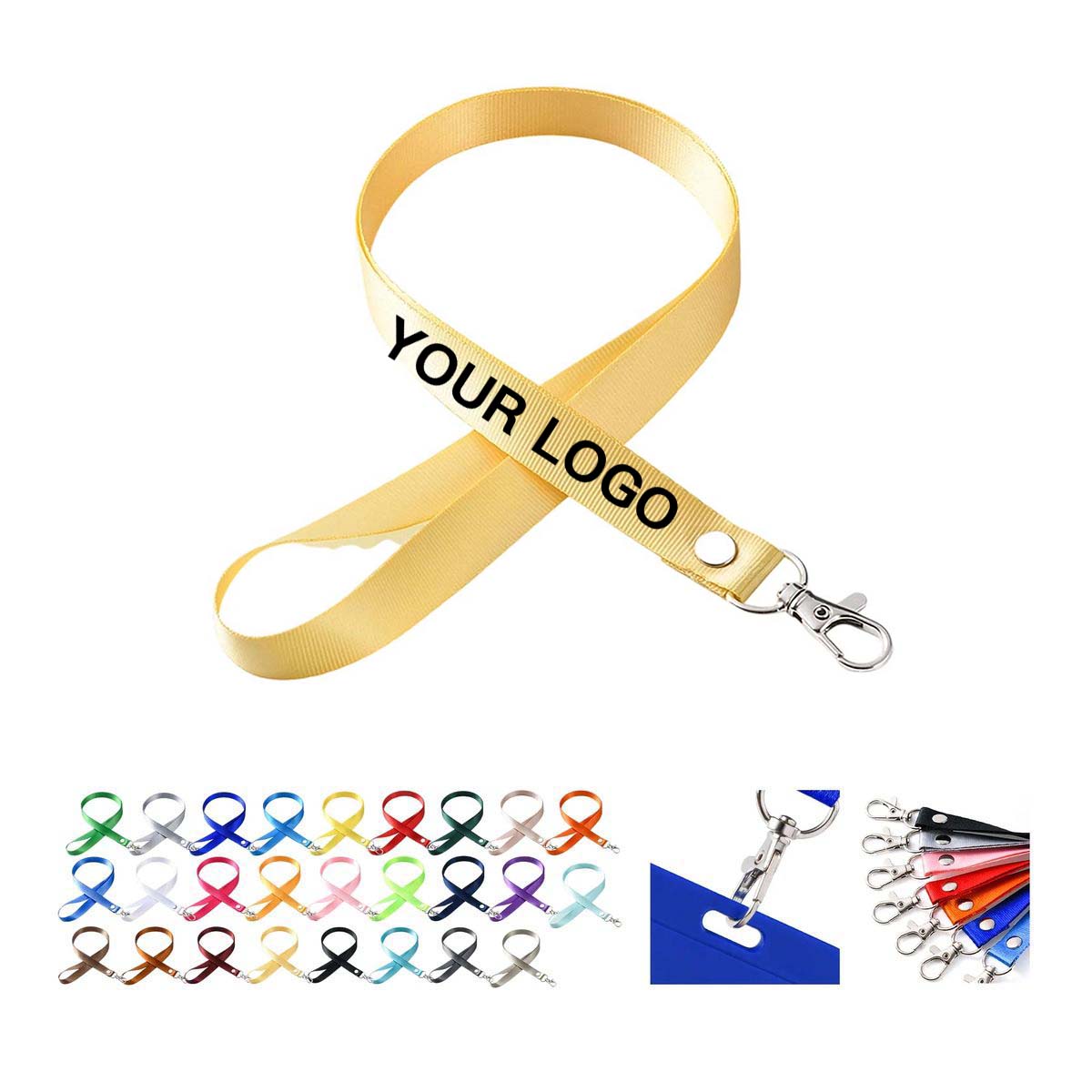 Polyester Strap with Secure Clasp for Events 23