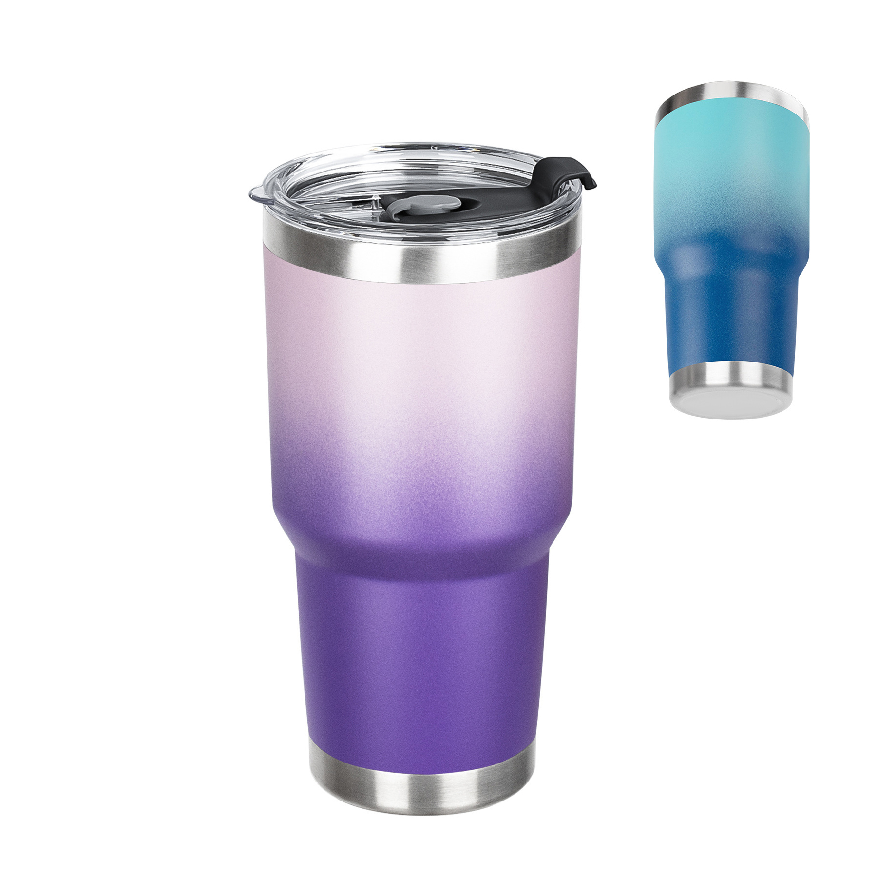 30 Oz Stainless Steel Insulated Travel Mug-Gradient 5