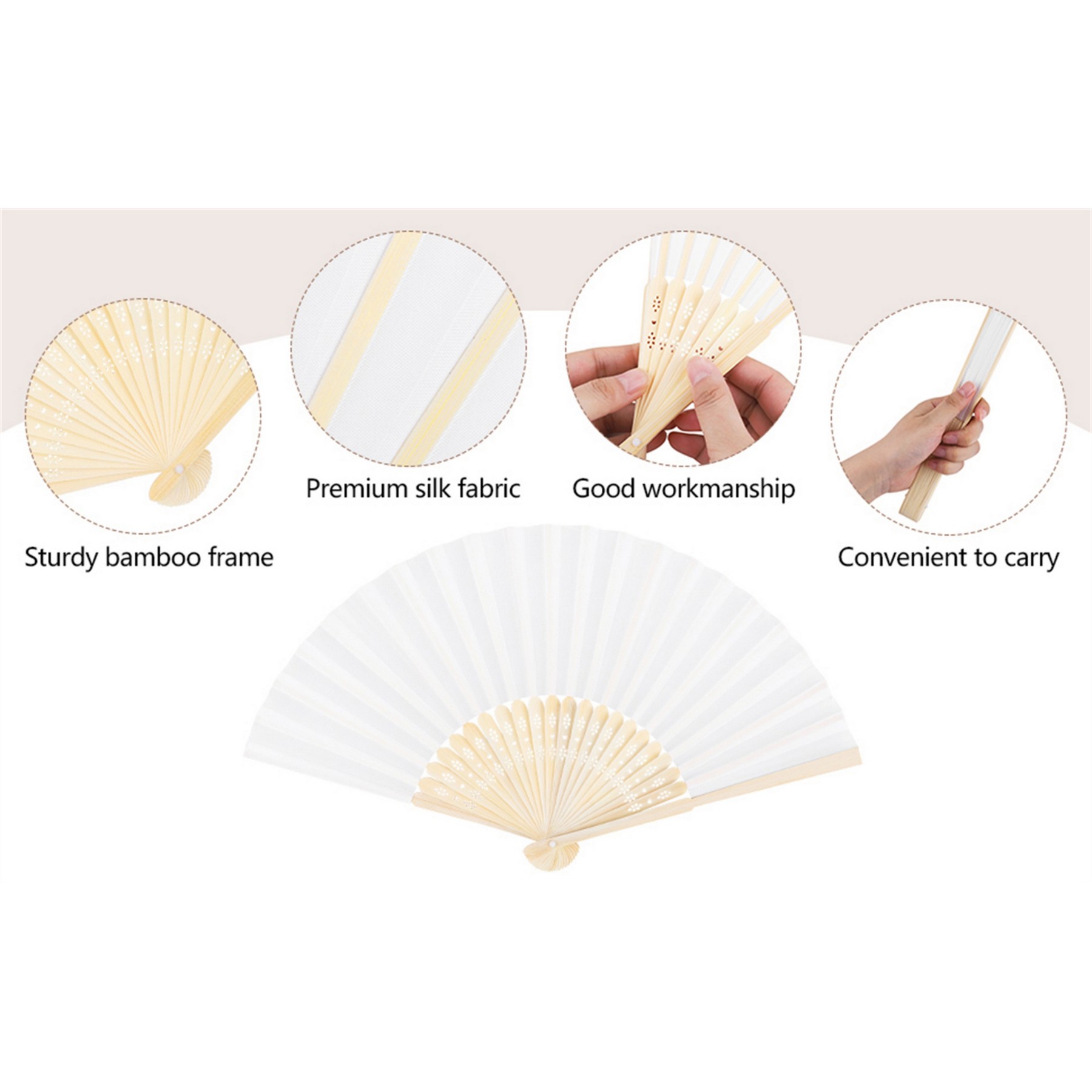 DIY Colorful Foldable Paper Fan 4