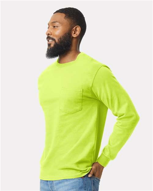 Unisex Ultra Cotton® Long Sleeve Pocket T-Shirt - 2410 29