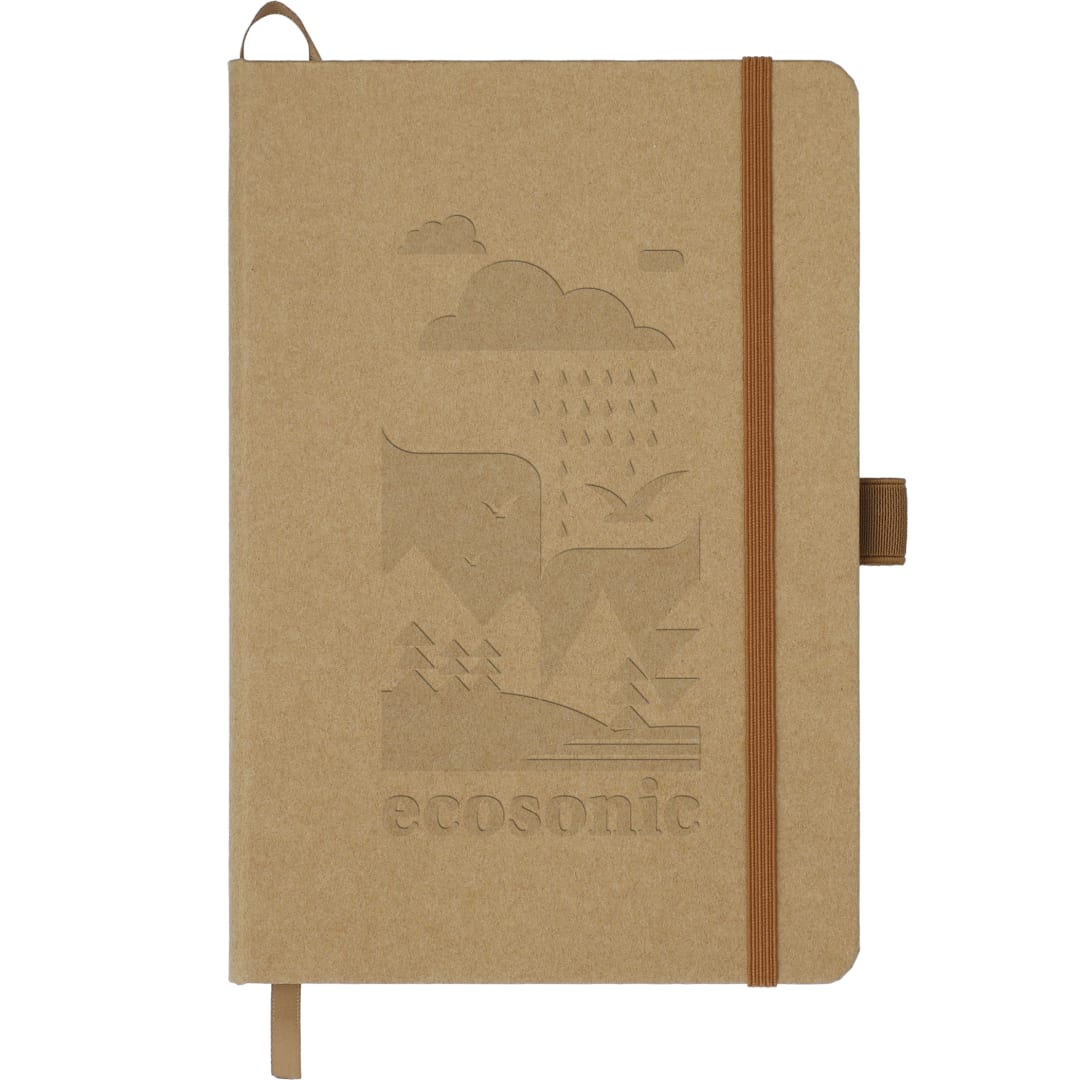 5.5" x 8.5" Washable Kraft Stone Bound Journal 22