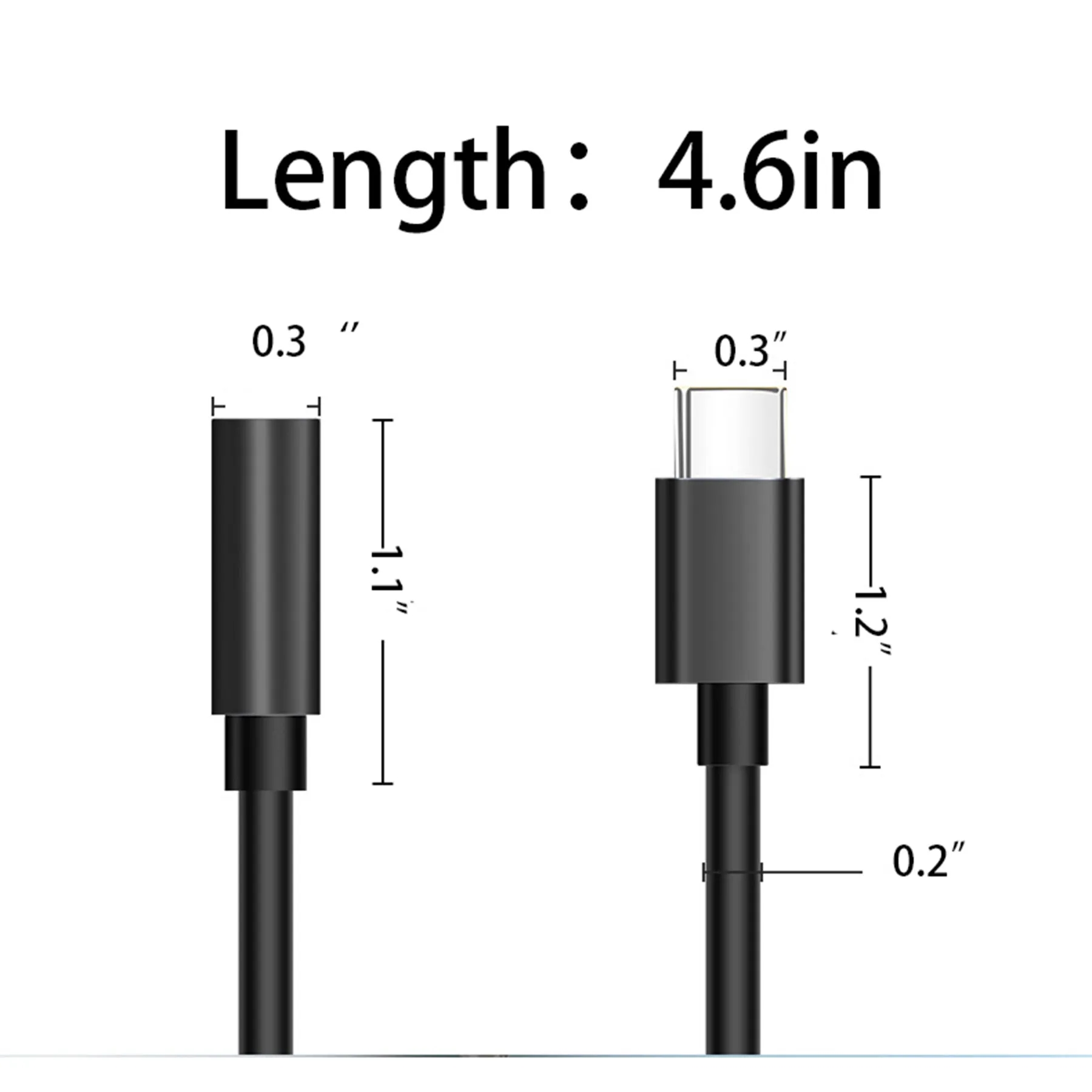 Type C to 3.5mm Headphone  Adapter 2