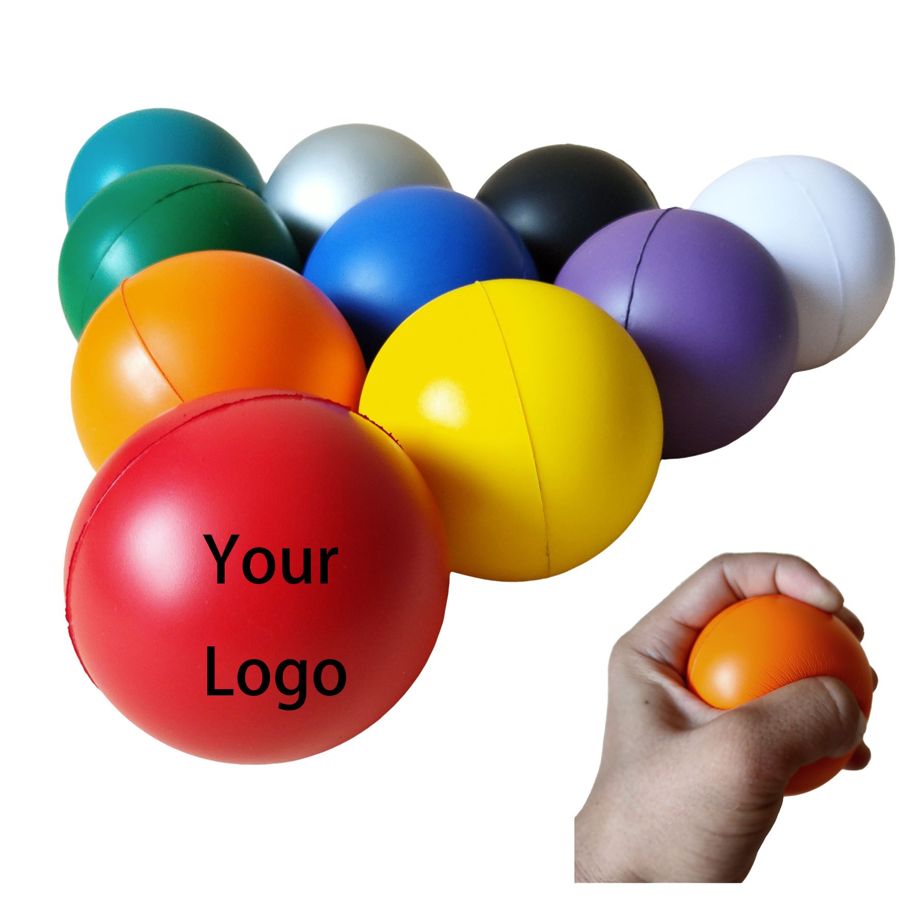 2.5" Pu Sponge Foam Ball 2