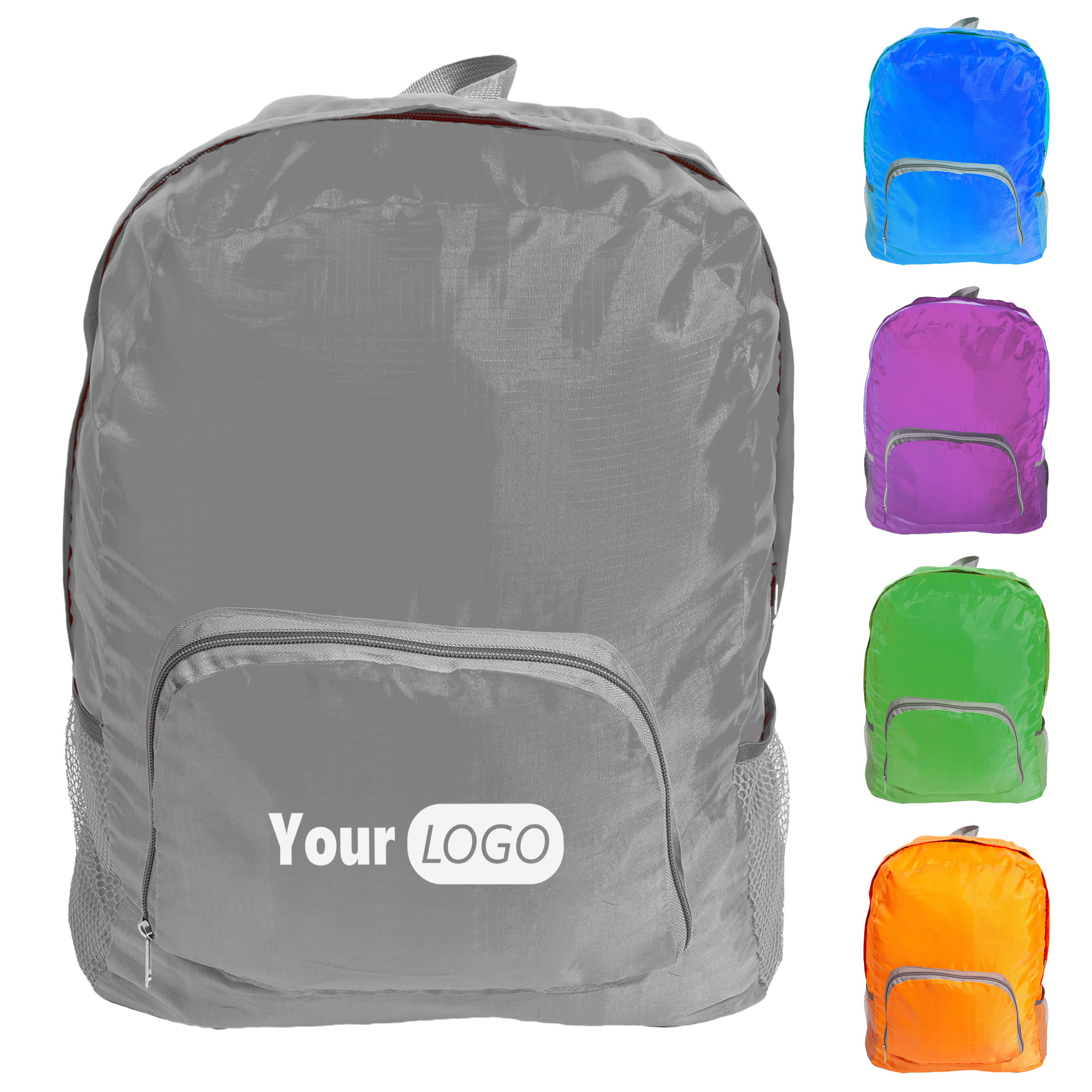 Polyester Eco-Friendly Foldable Backpack For Branding 1