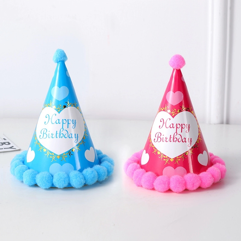Birthday Party Kids Game Hat & Cake Celebration Decoration 6