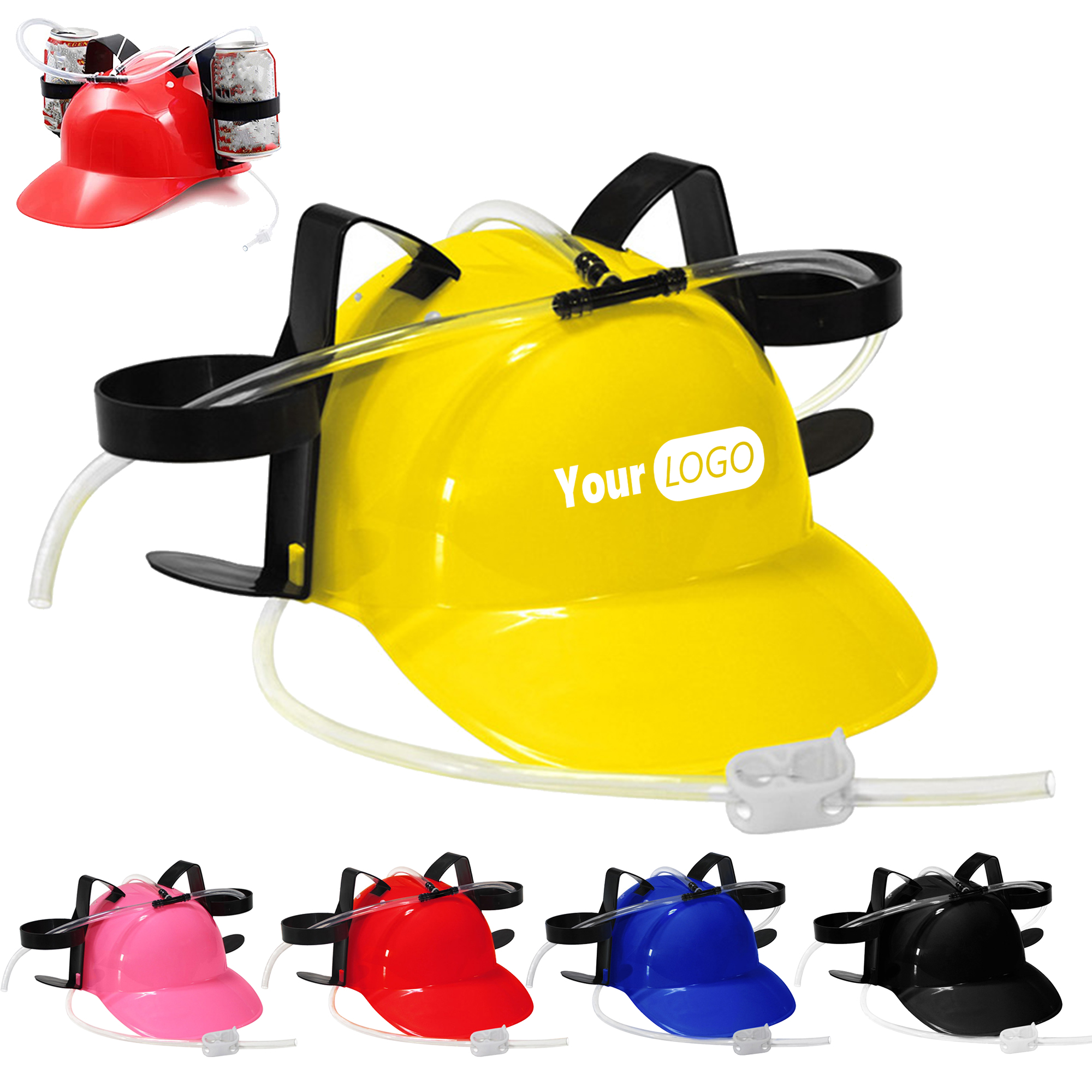 Beer Drinking Hat with Tubes 8