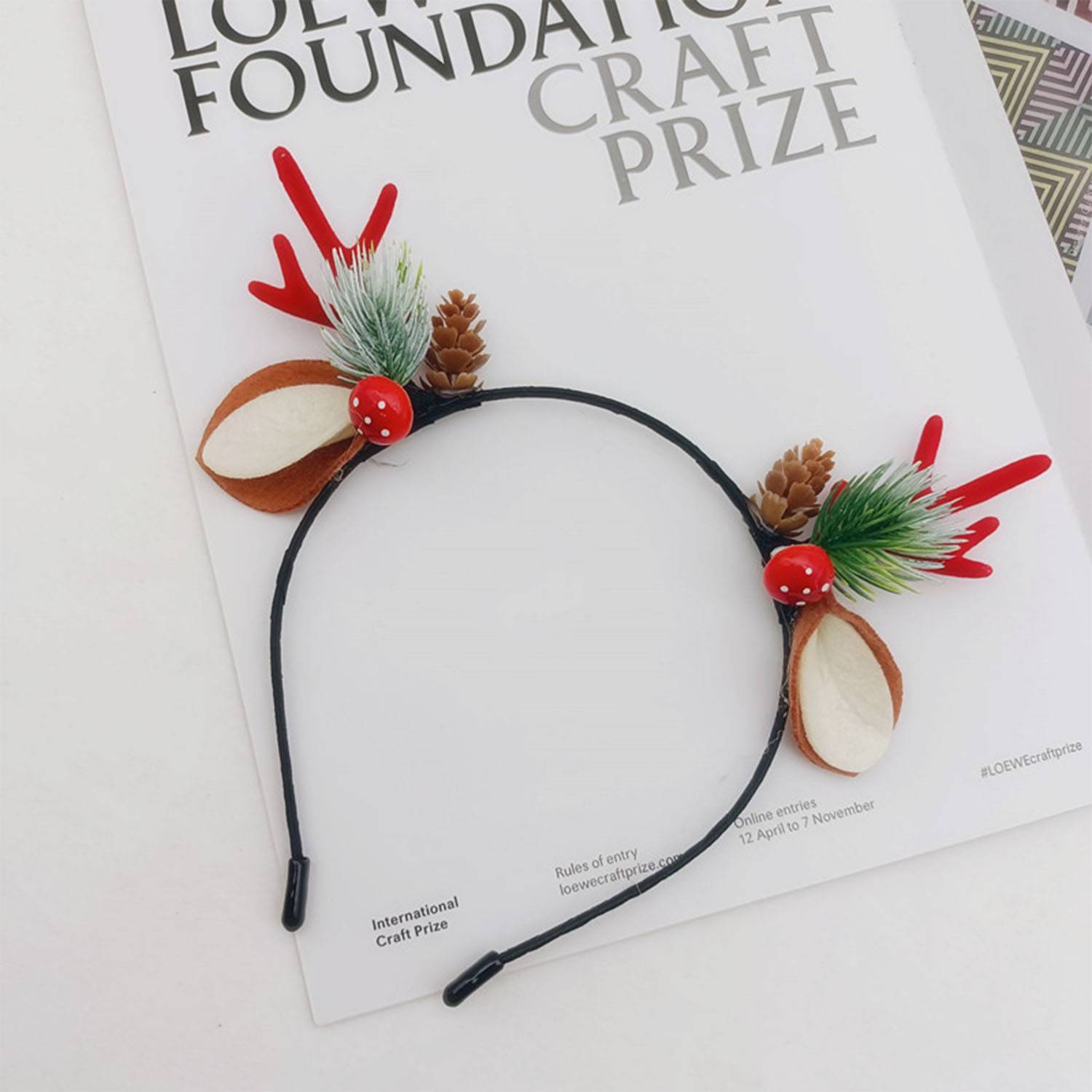 New Forest Deer Christmas Headband 3