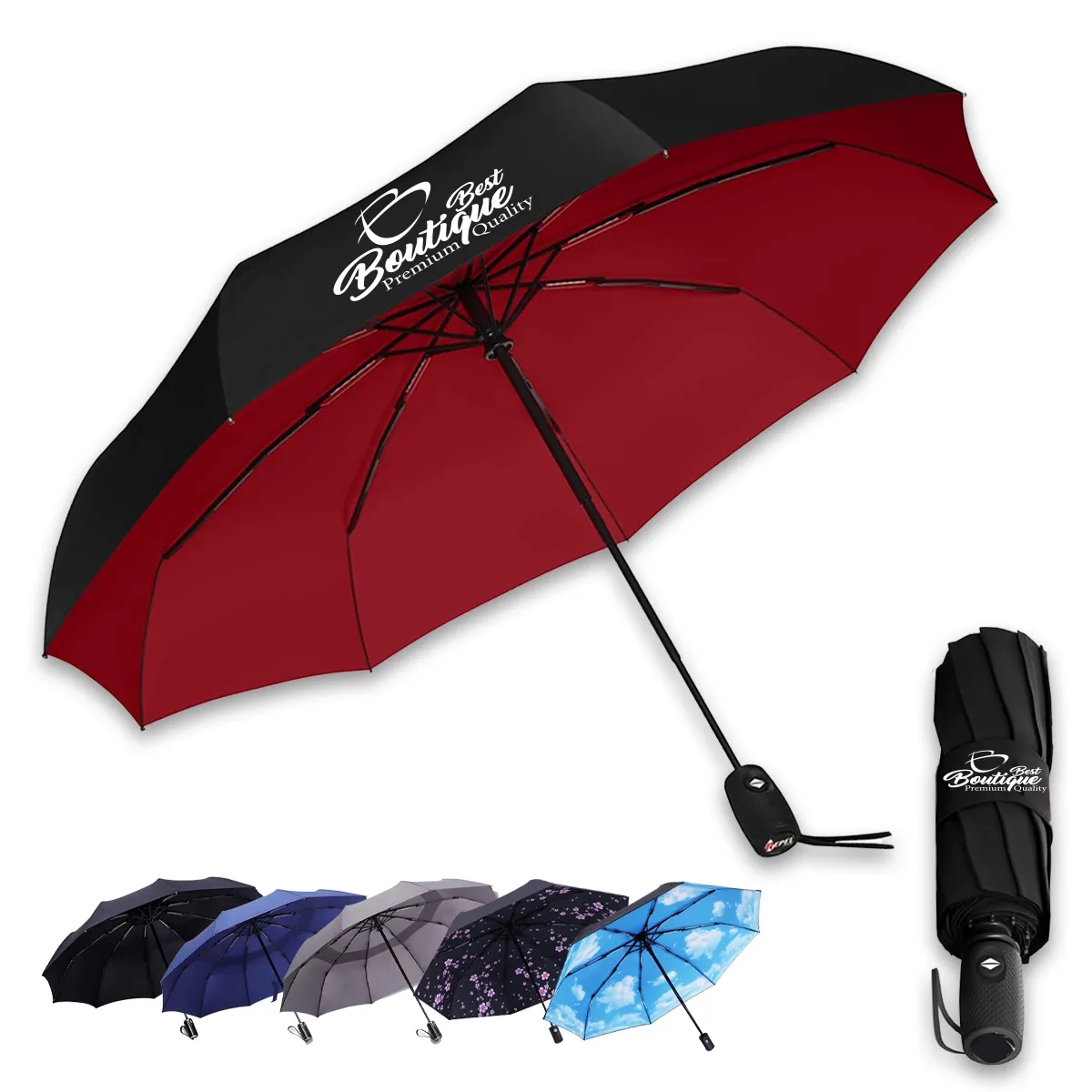 Windproof UV Proof Umbrella Durable Automatic Unbreakable 4