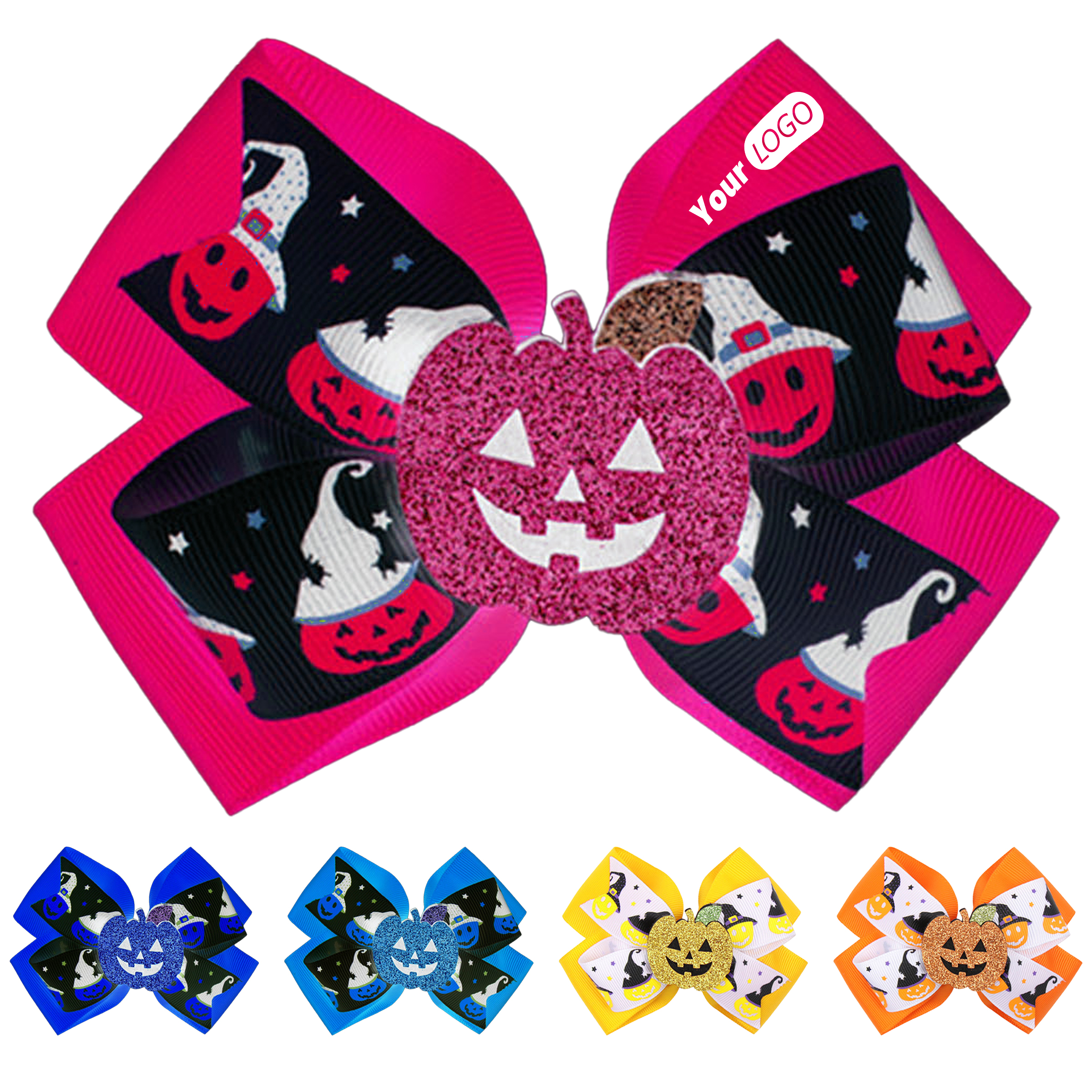 Cloth Pumpkin Hair Clip ?C Perfect For Halloween Parties 2