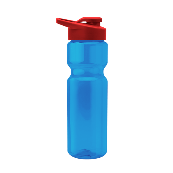 Blazer 28oz Transparent Bike Bottle w/Drink-thru Lid 130