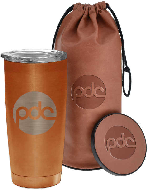 20 oz. Lasered Infinity Tumbler and Coaster Set 4