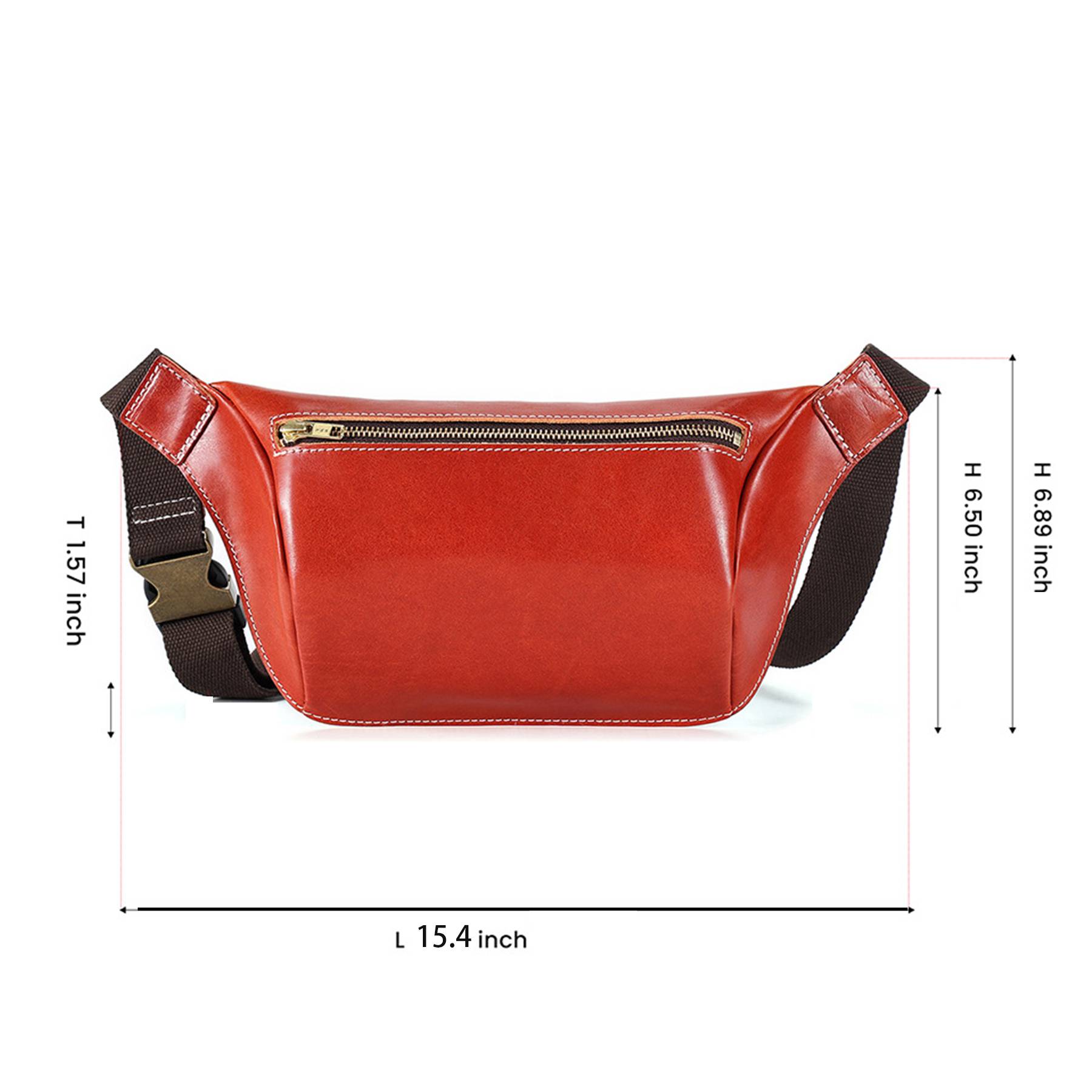 Genuine Leather Sling Bag for Men 7