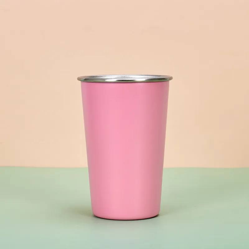 16oz Stainless Steel Pint Cups 11