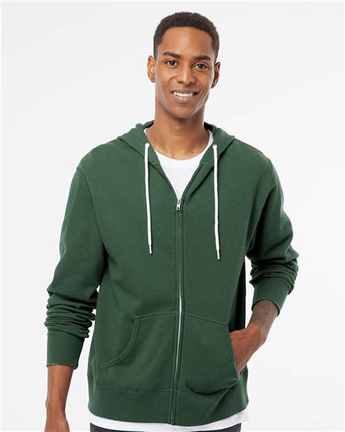 Unisex Lightweight Full-Zip Hooded Sweatshirt - AFX90UNZ 7