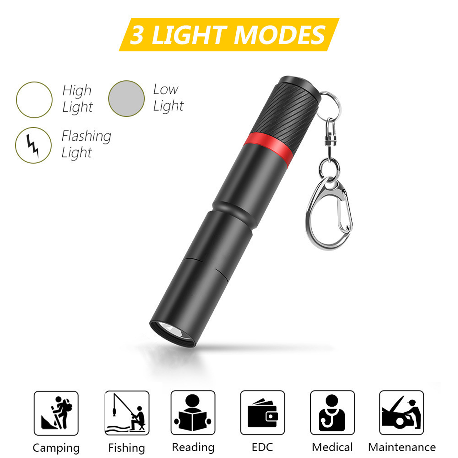 Flashlight Keychain 3