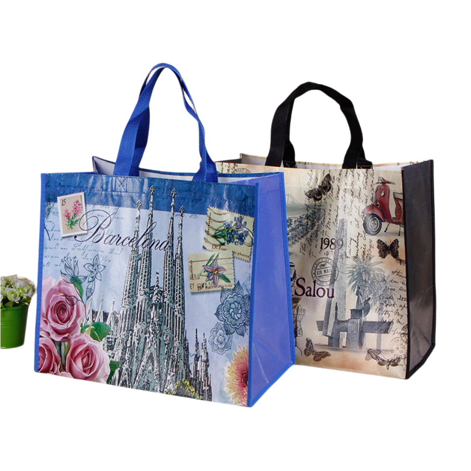 Matte Laminated Non Woven Shopping Tote Bag 1