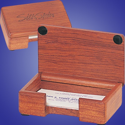 ROSEWOOD BUSINESS CARD HOLDER 1