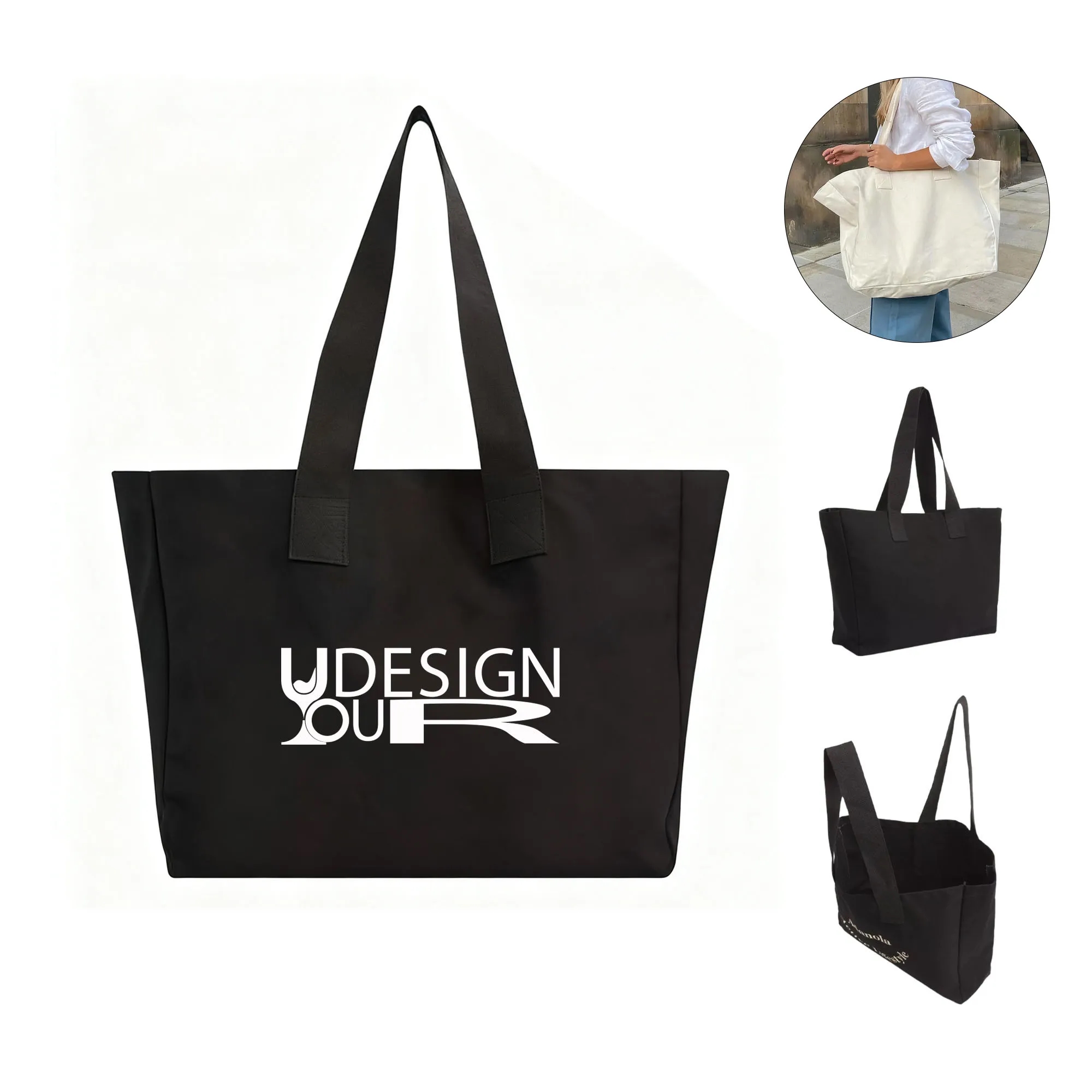 Large-Capacity Canvas Bag