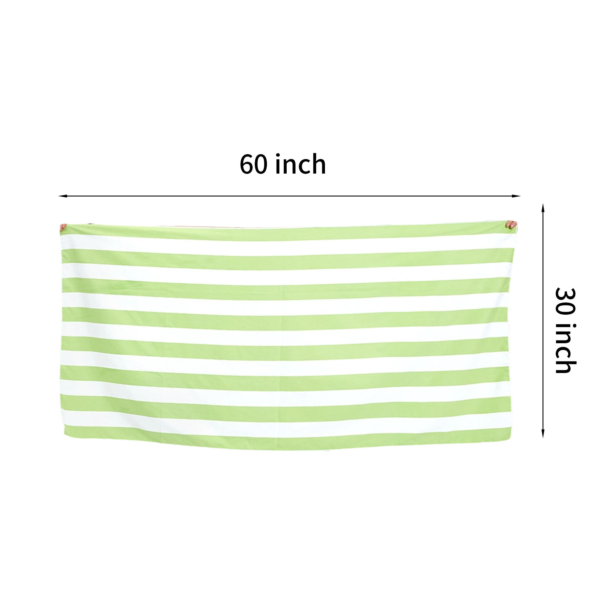 Polyester Microfiber Beach Towel 60 x 30" With Full Color Printing 4