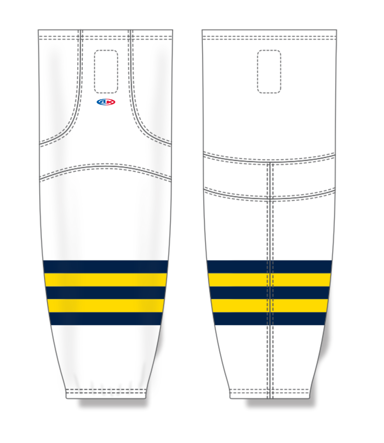 Cut & Sew Pro Hockey Socks HS2100-G119 38