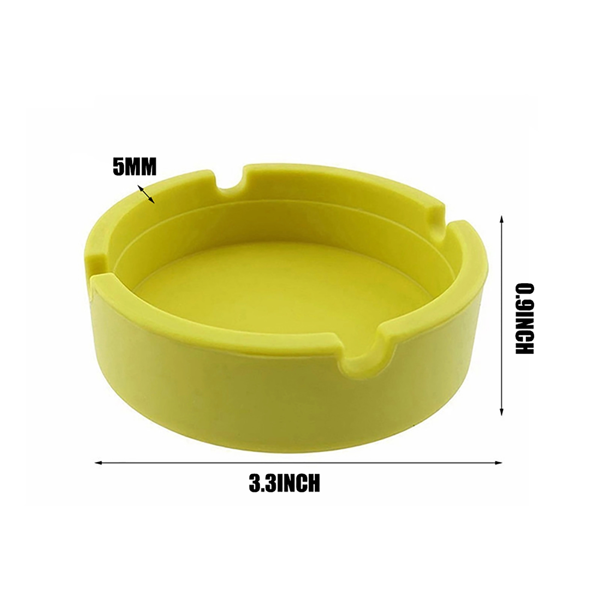Round Silicone Ashtrays 4