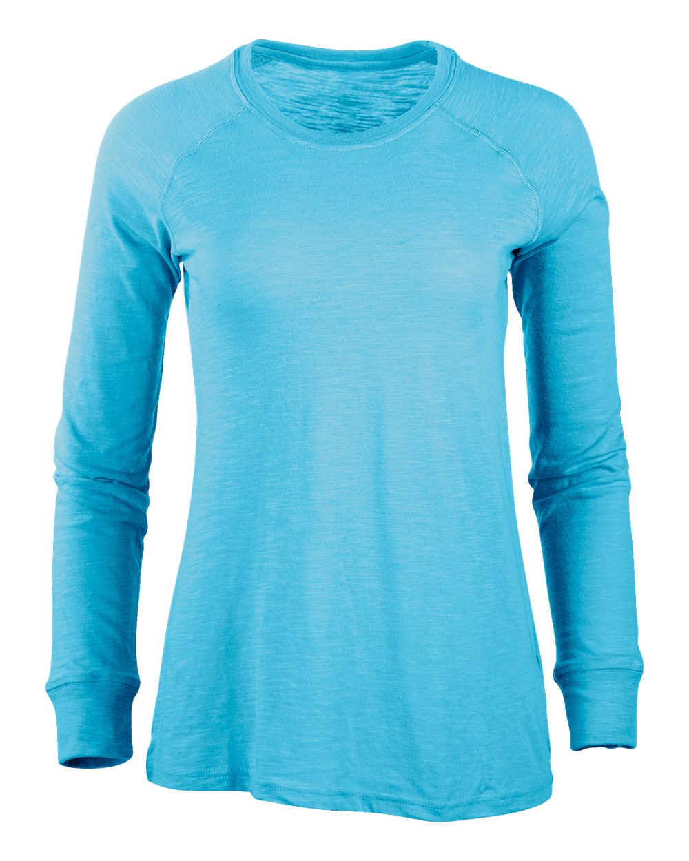 Women's Solid Preppy Patch Long Sleeve T-Shirt - BW3166 30
