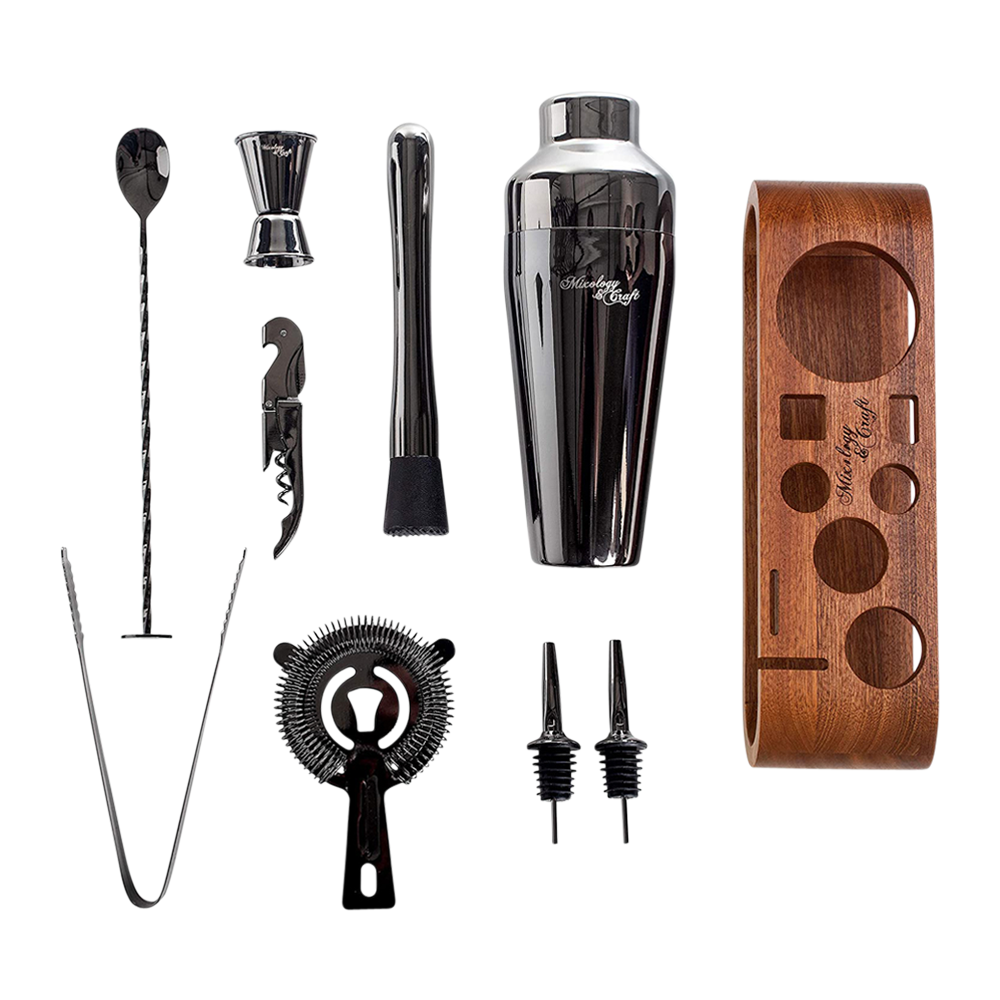 10-Piece Cocktail Bar Set (Stainless Steel) 8